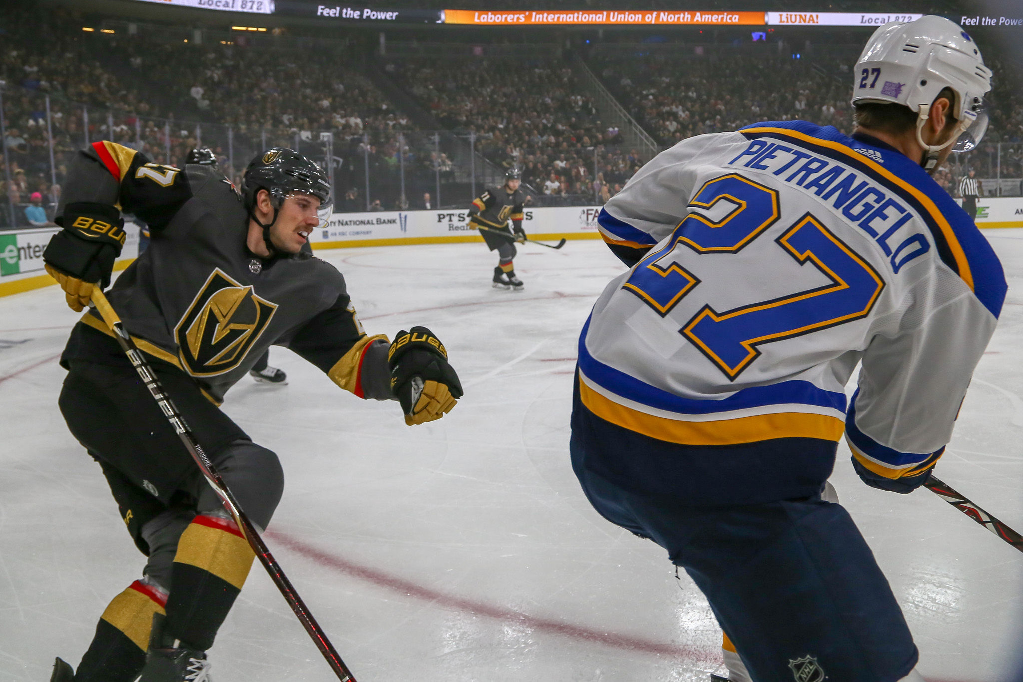 Golden Knights Flag Man Part of Cast of VGK Characters; Knights Lose 4-2 to  Wild During Matinee; VGK D-man Brad Hunt Traded to Minnesota - LVSportsBiz