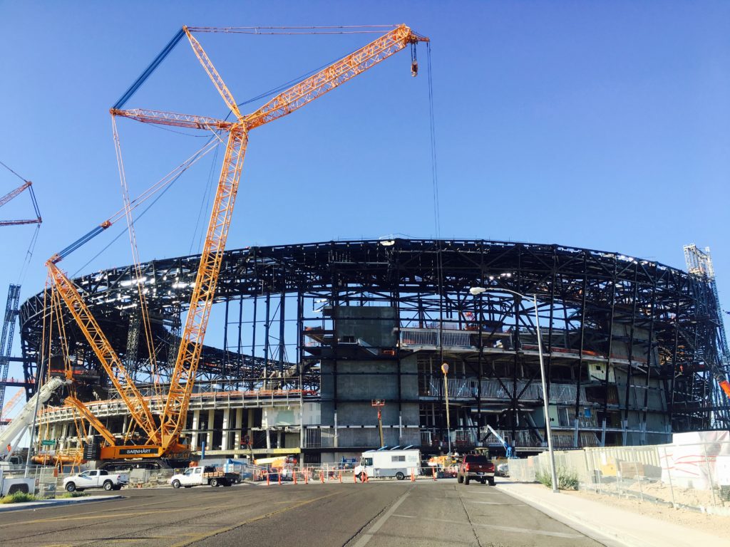 One Year and 10 Days From Today Raiders Stadium Construction Scheduled ...