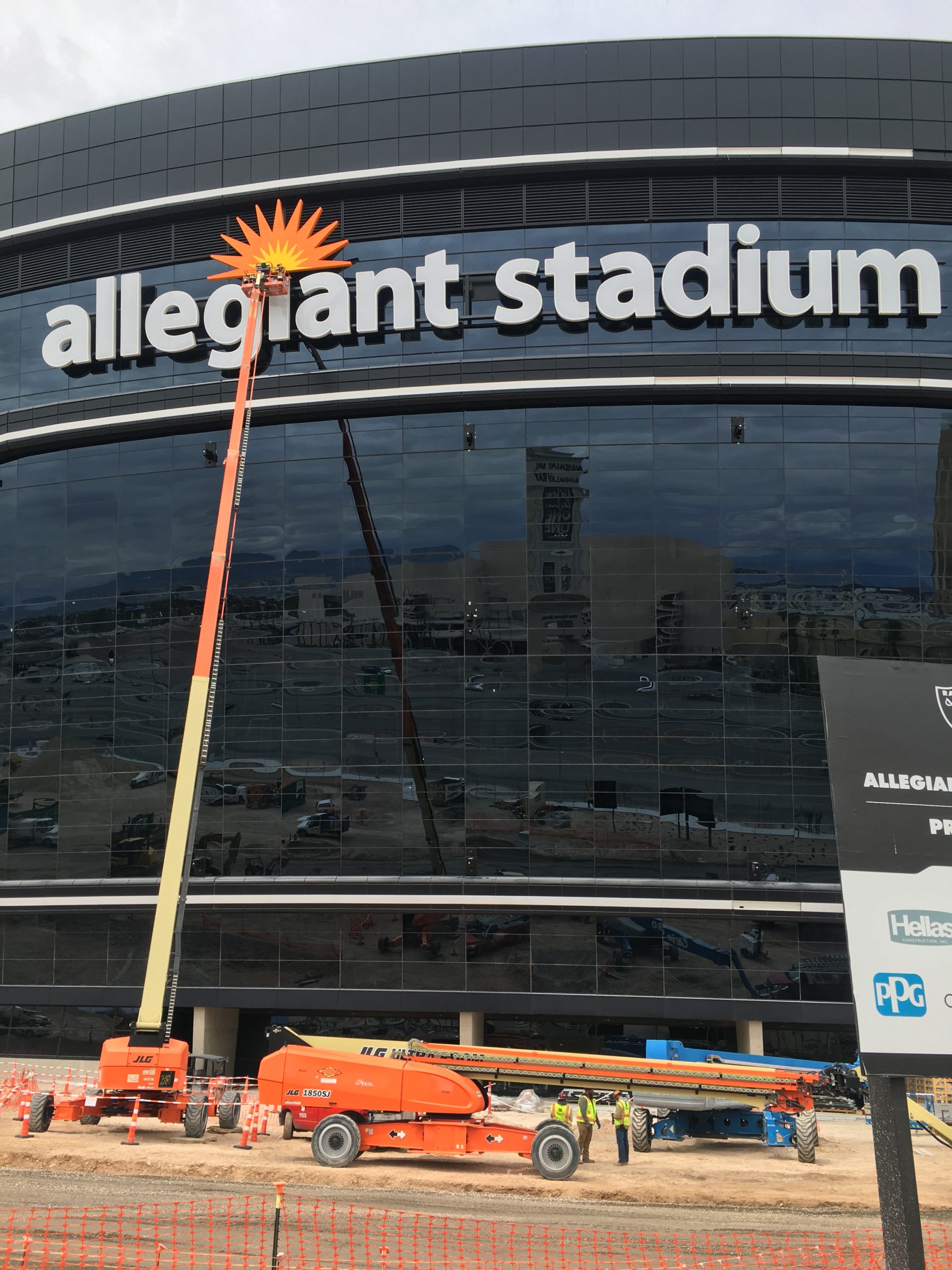 official raiders website on Construction Moves Along At Raiders Stadium While What Happens On The Strip Was Closed On The Strip Lvsportsbiz