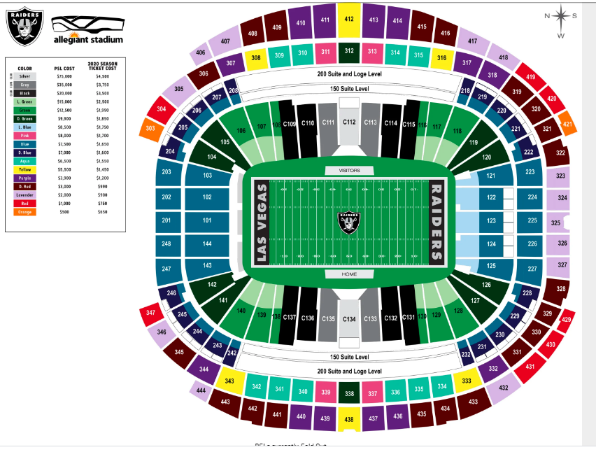 Allegiant Stadium Seating Chart Summerslam : Tickets | Las Vegas ...