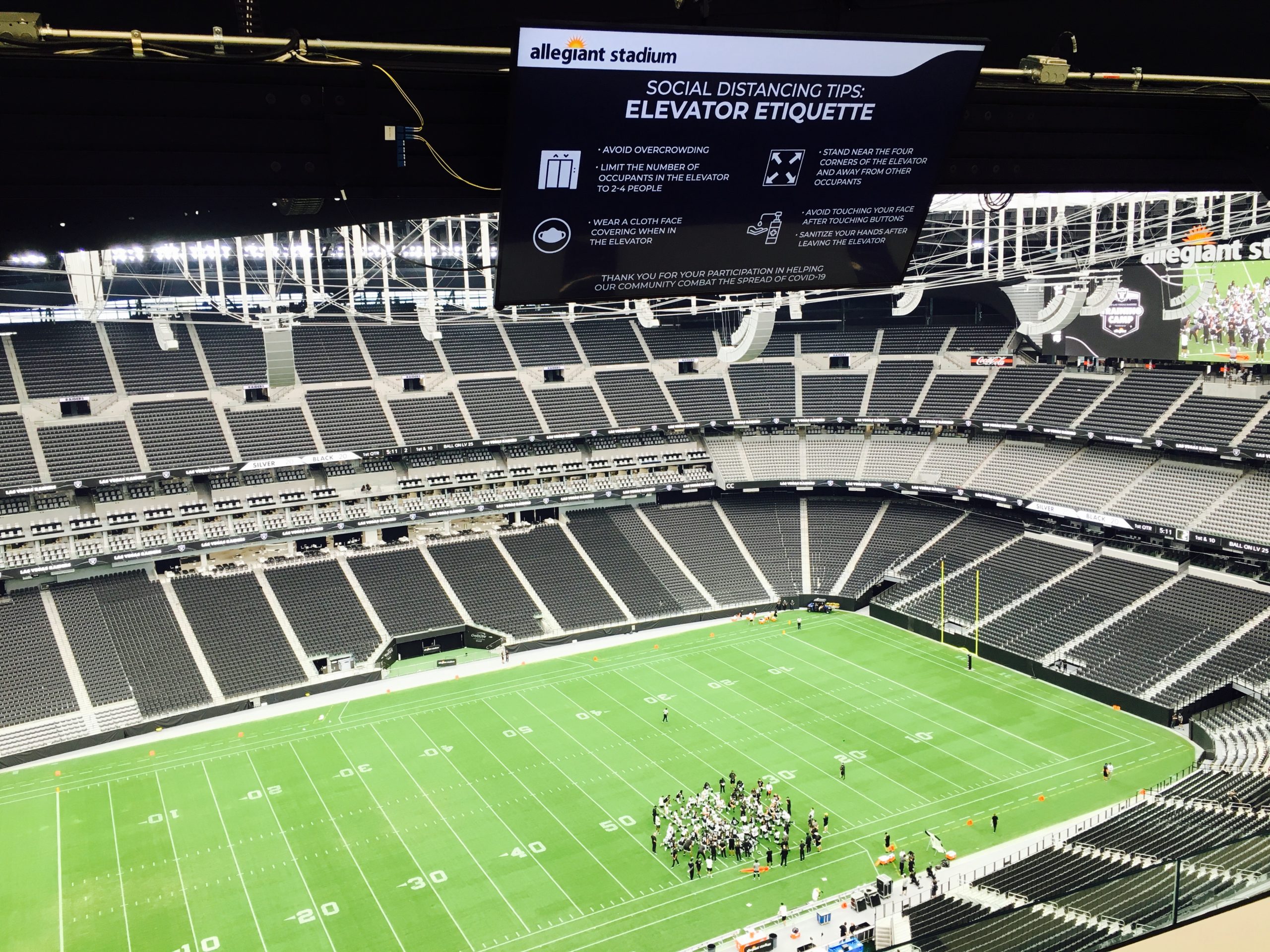 Raider Nation Against The NFL - Cost for 2 season tickets in the endzone at  Allegiant Stadium in Las Vegas: PSL x 2: ($7500 x 2) = $15,000* Season tix:  ($1650 x