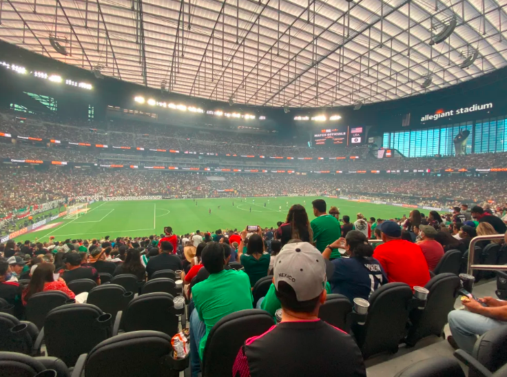 Packed House Of 61,299 Fans At Allegiant Stadium Watches World Soccer  Powers Barcelona, Real Madrid In Las Vegas Saturday - LVSportsBiz