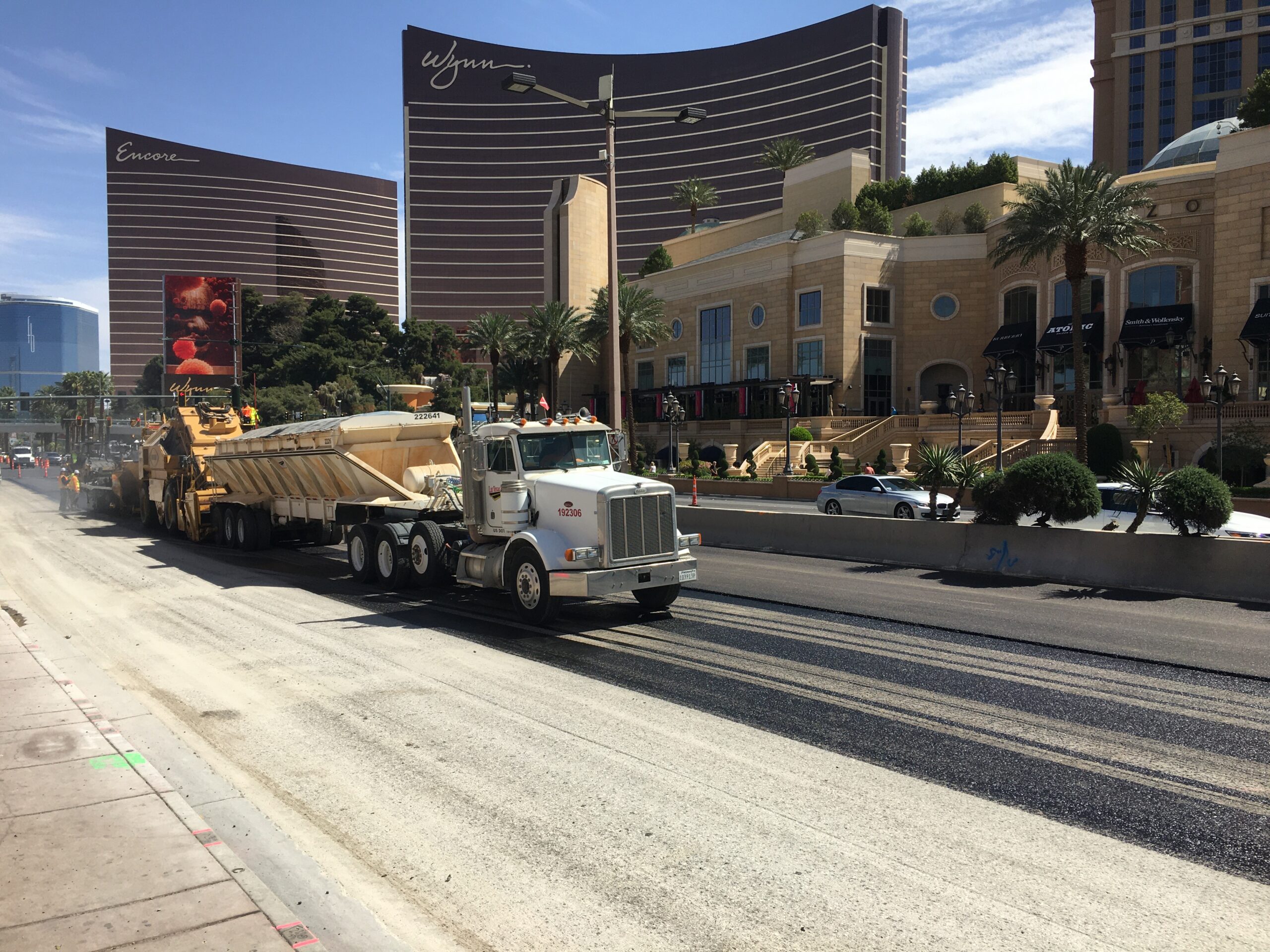 lv_paving_corp preparing for @f1lasvegas! The race surface is coming  together! — After paving down Las Vegas Blvd is complete, the track…