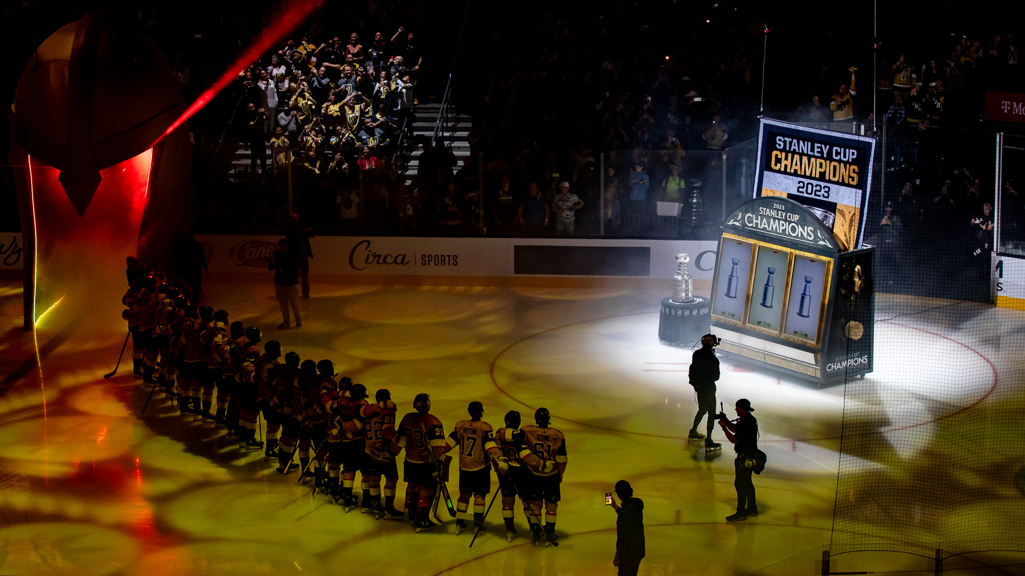 Take a look back on the Stanley Cup banner ceremony