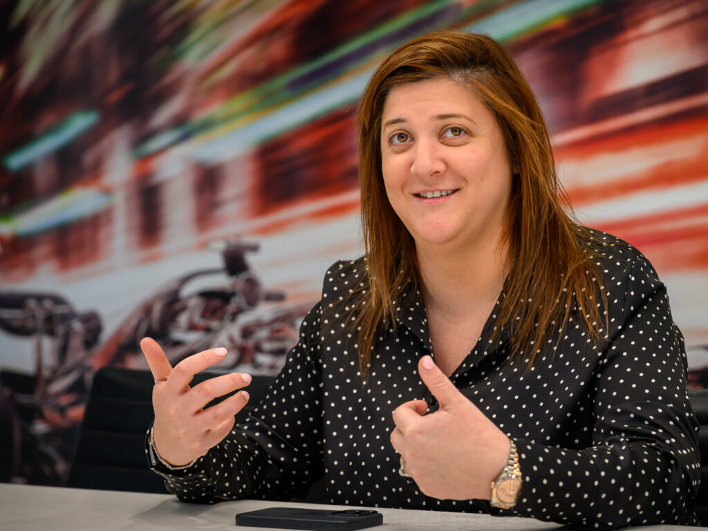 F1 Las Vegas race president Emily Prazer