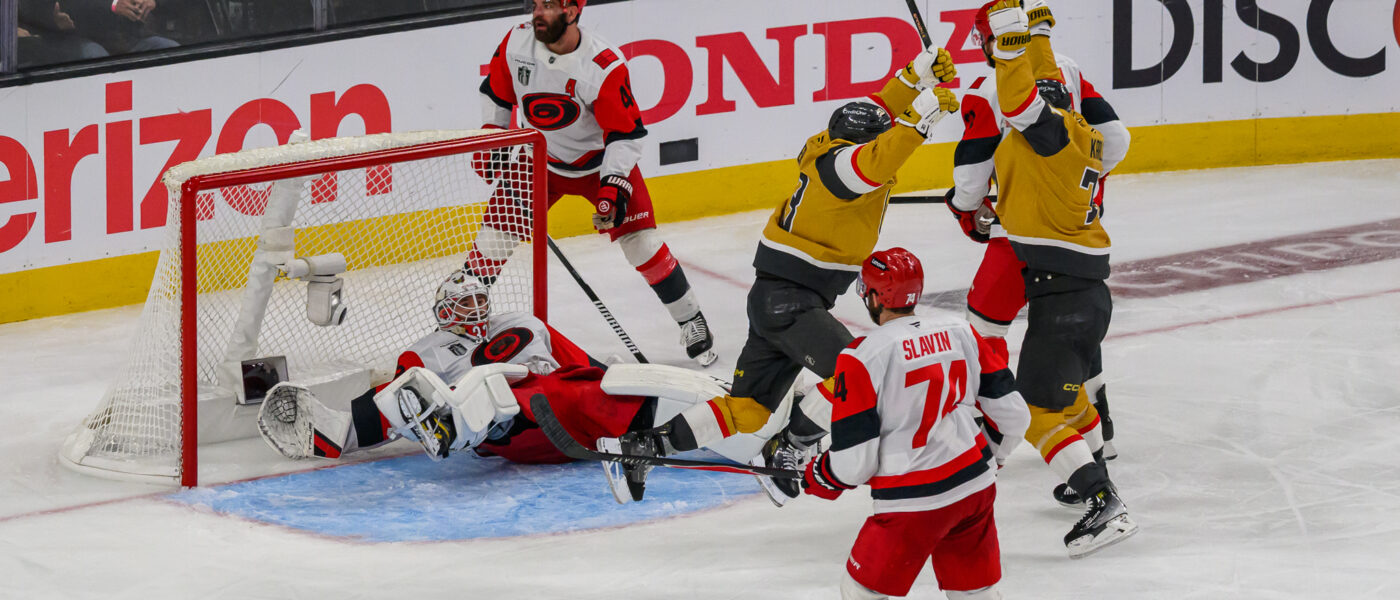 Strange Golden Cinema: VGK Squander Four-Goal Lead Against Carolina Before Theodore Scores Winner In Second Overtime In SCF Game 3; VGK Lead Series, 2-1 Strange Golden Cinema: VGK Squander Four-Goal Lead Against Carolina Before Theodore Scores Winner In Second Overtime In SCF Game 3; VGK Lead Series, 2-1