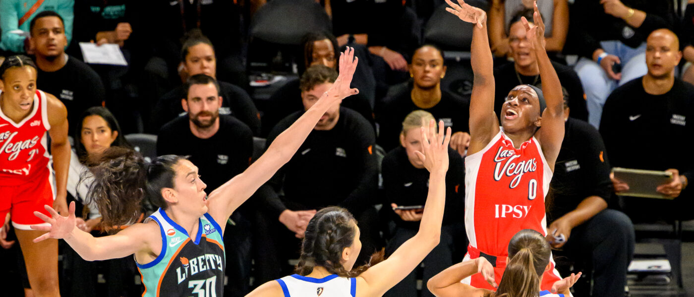 ‘MVP’ Chants Echo Through Arena As A’ja Wilson Leads Las Vegas Aces To 104-99 Win Over NY Liberty Thursday
