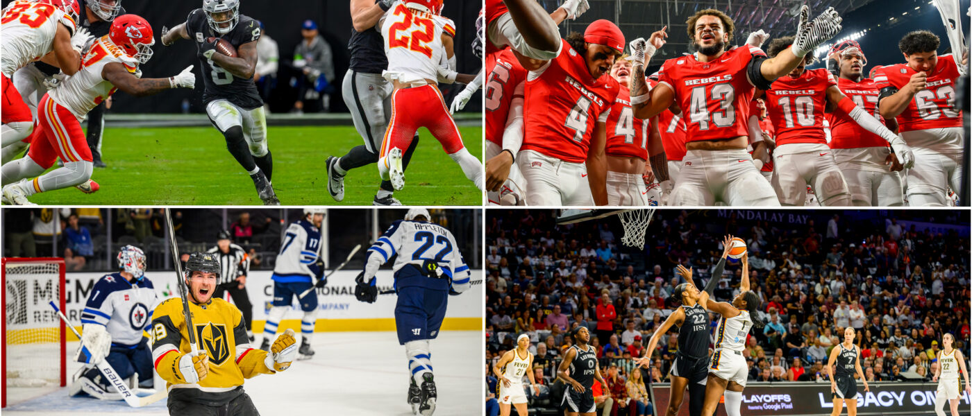 Las Vegas Sports Feast Over Four Days: Aces, VGK, UNLV, Raiders Each Play Big Games From Thursday to Sunday In Vegas