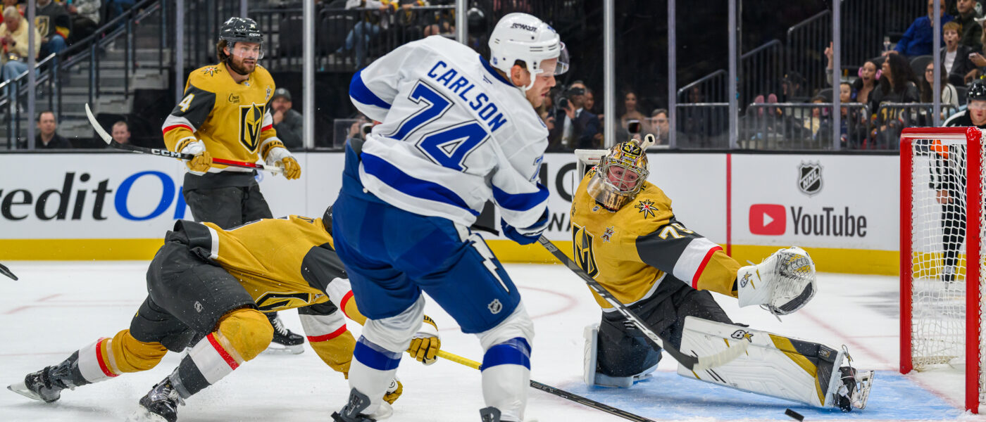 Tampa Bay’s Big Second Period, Kucherov’s Third Period Goal Spark Lightning to 6-2 Win Over VGK In Vegas Tuesday